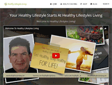 Tablet Screenshot of healthylifestylesliving.com